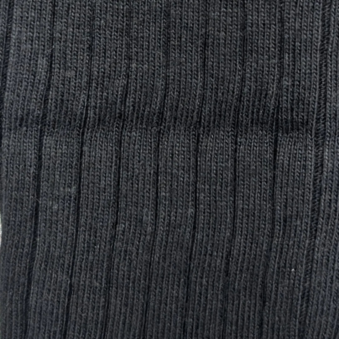 Close-up of dark gray knit fabric texture