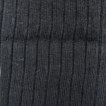 Close-up of dark gray knit fabric texture